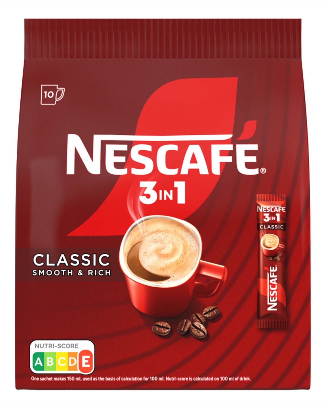 Nescafé 3v1 10x15,5g SÁČEK - objednat v minimálním množství: 18 ks