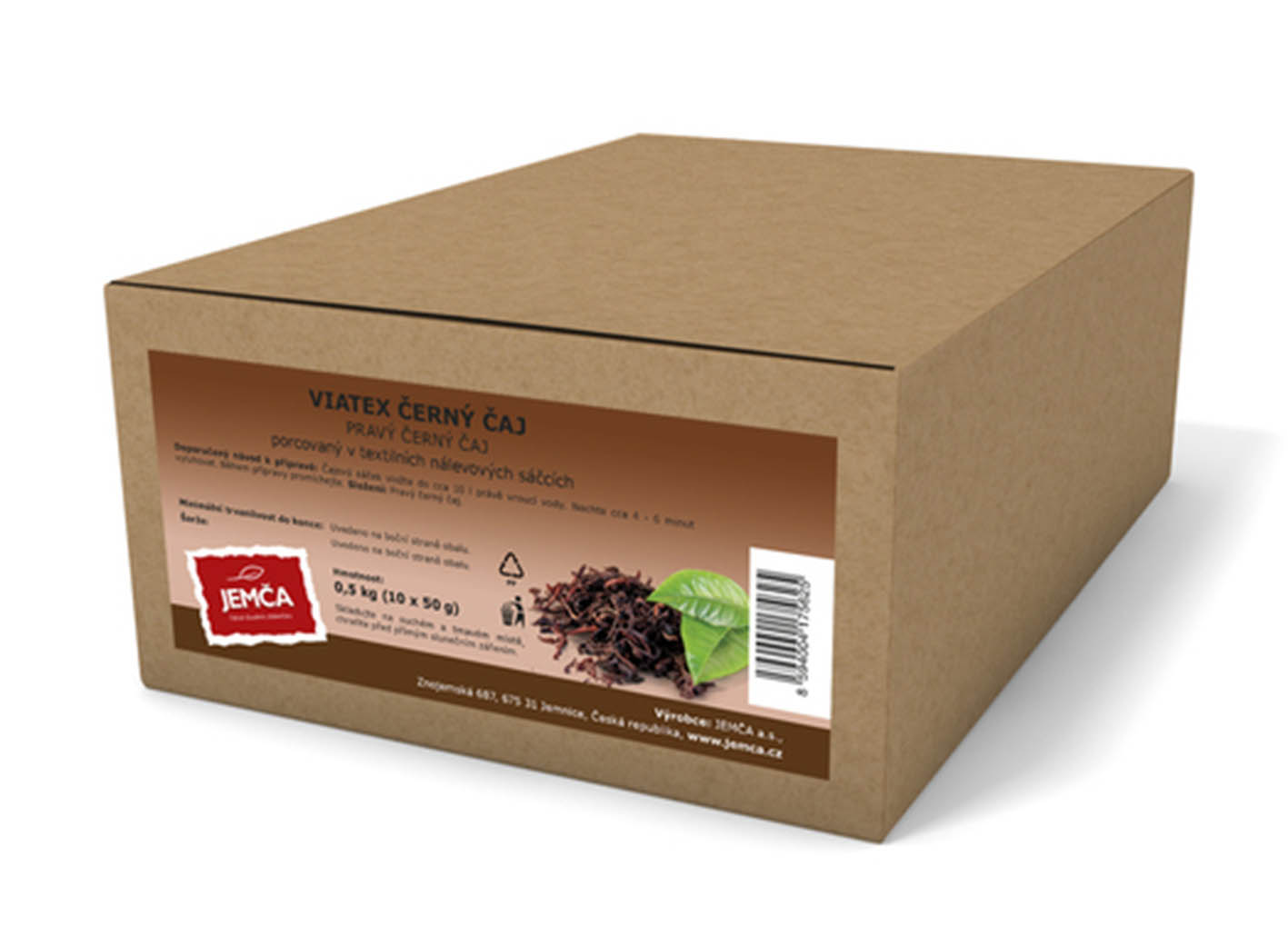 Jemča Čaj černý Viatex 10x50g
