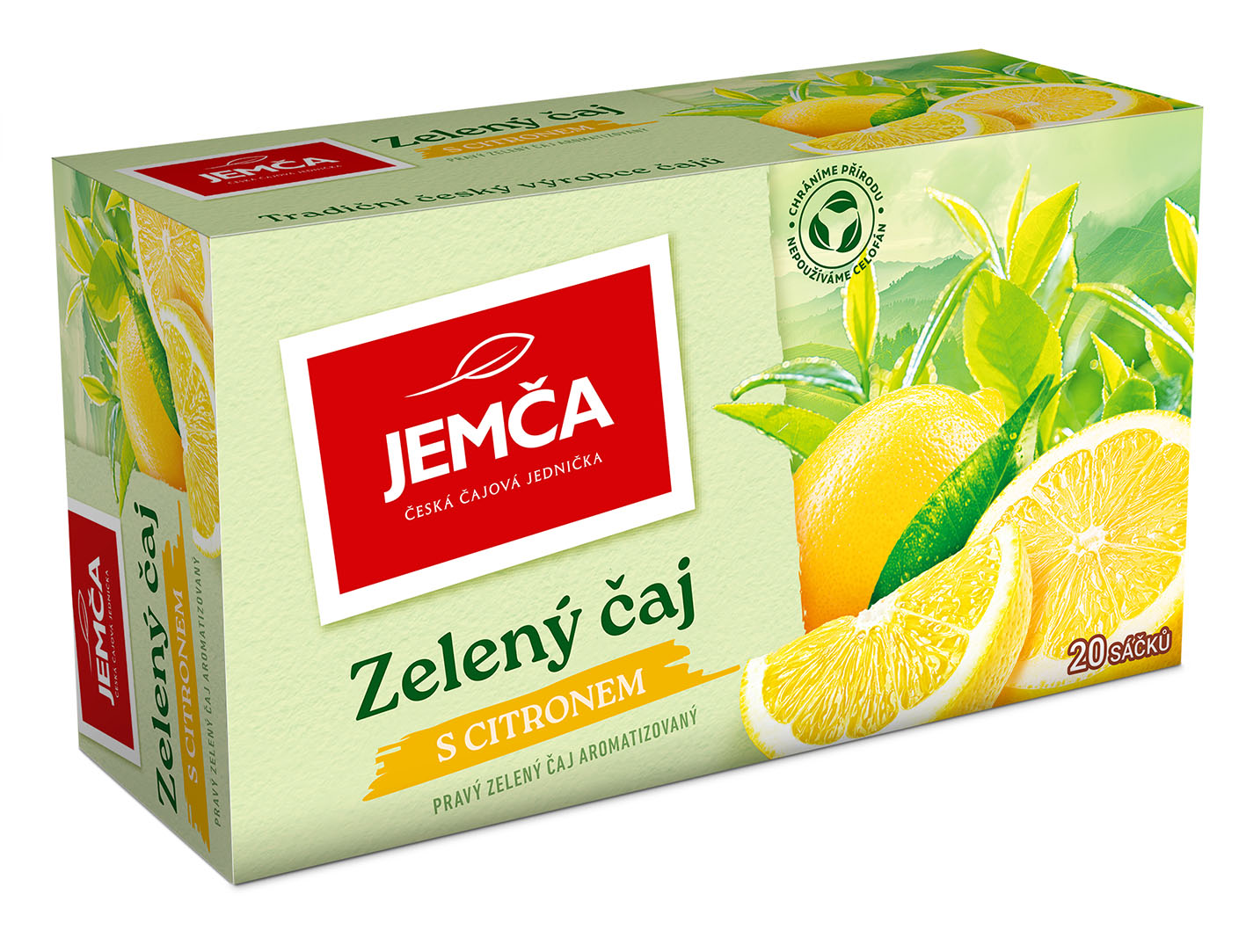 Jemča ZELENÝ-CITRON 20x1,5g