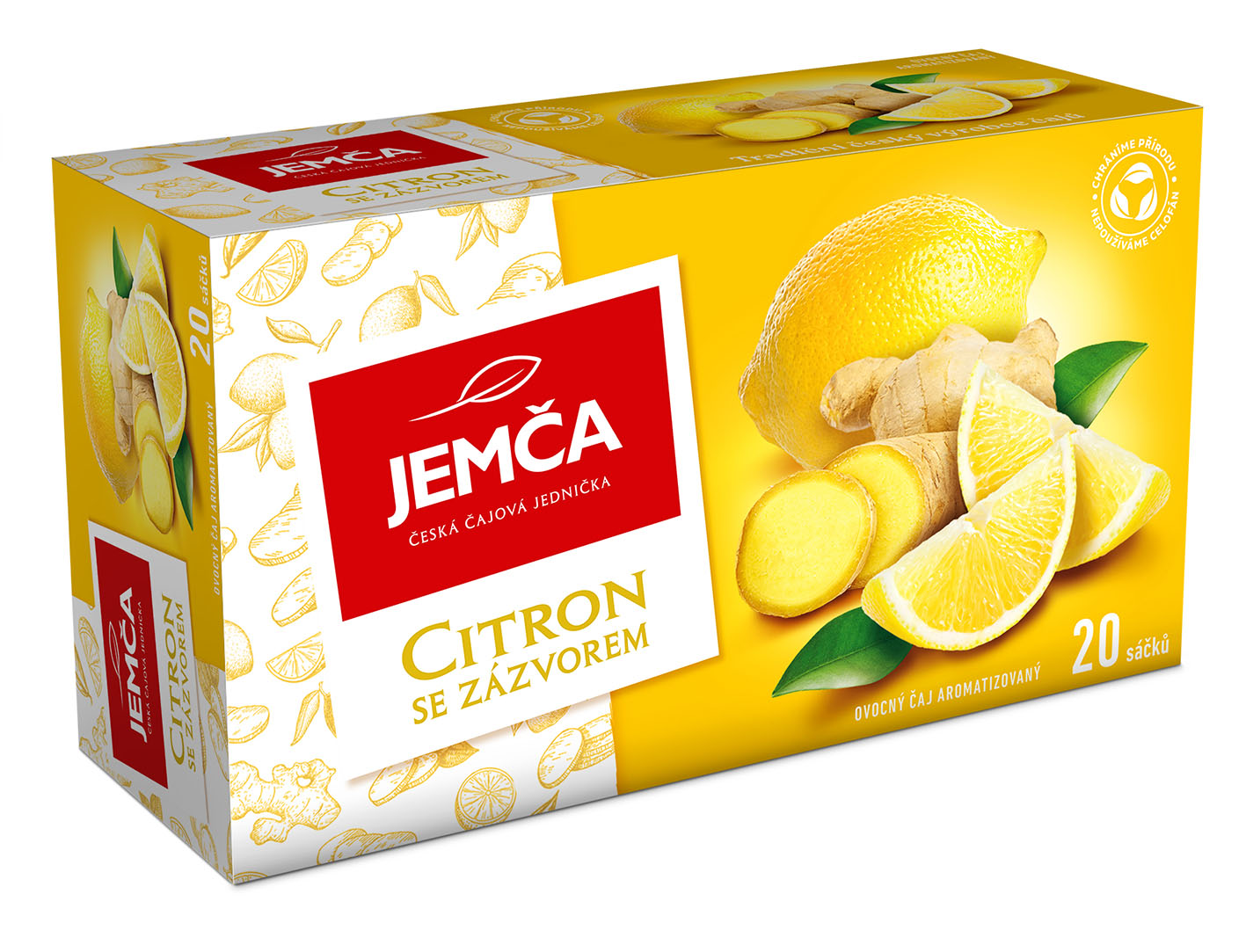 Jemča CITRON se zázvorem 20x2g
