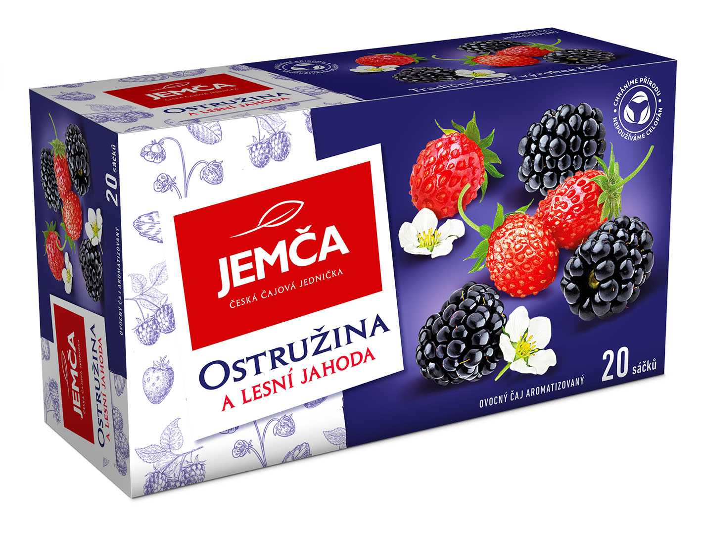 Jemča Ostružina Jahoda 20*2g