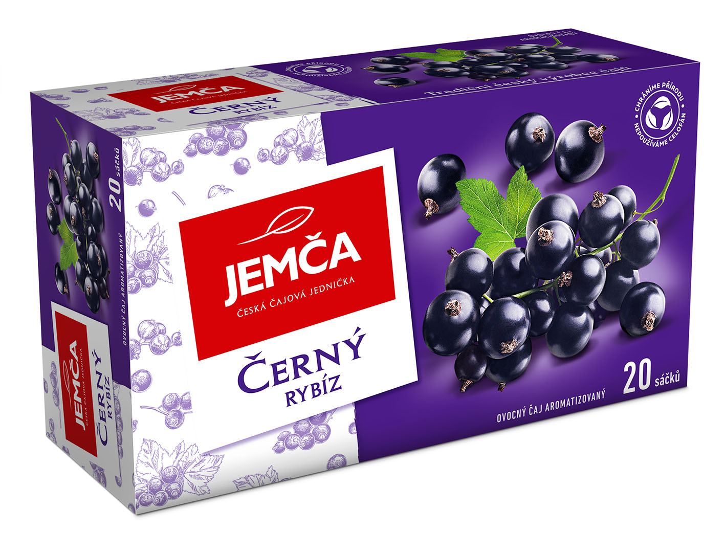 Jemča Černý Rybíz 20x2g