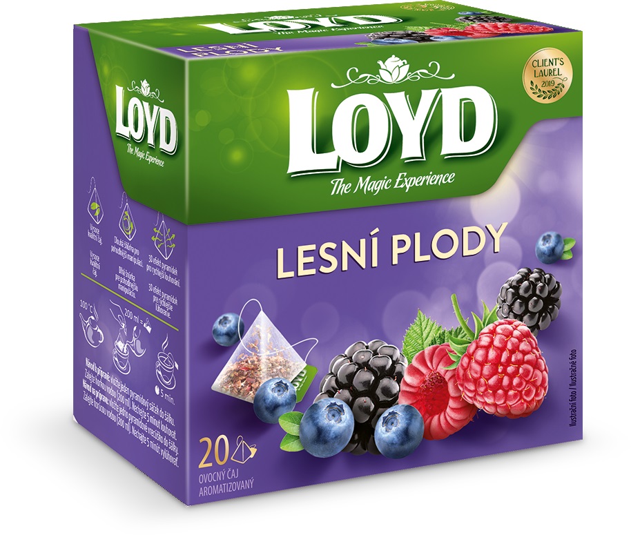 Loyd pyramida Lesní plody 20*2g