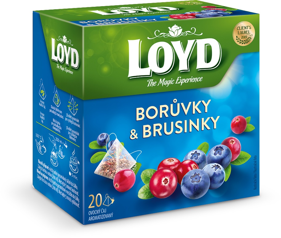 Loyd pyramida Borůvky & Brusinka 20*2g