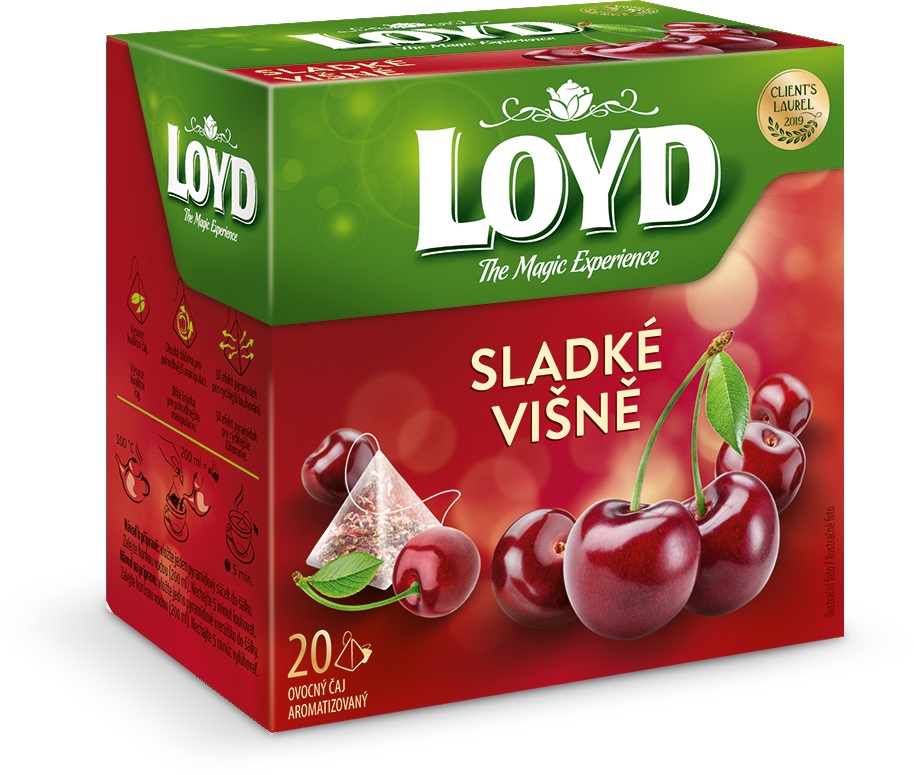 Loyd pyramida Sladké višně 20*2g