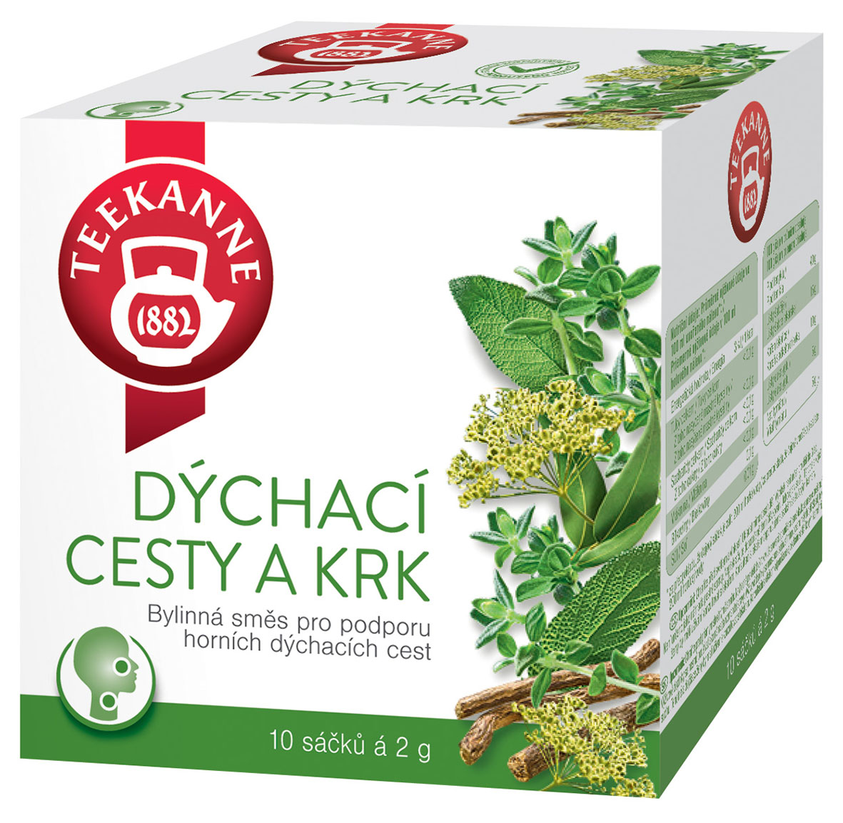 Teekanne Dýchací cesty a krk 10x2,3g