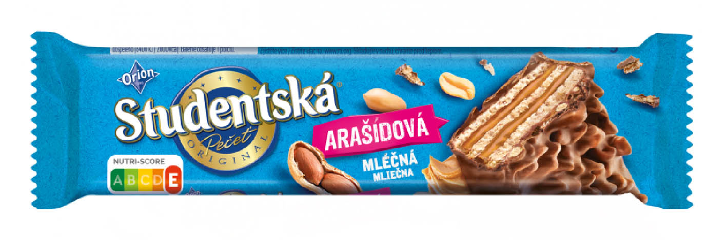Studentská pečeť Oplatka Peanut Butter 31g - objednat v minimálním množství: 30 ks