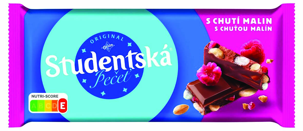 Studentská pečeť MALINA mléčná 170g