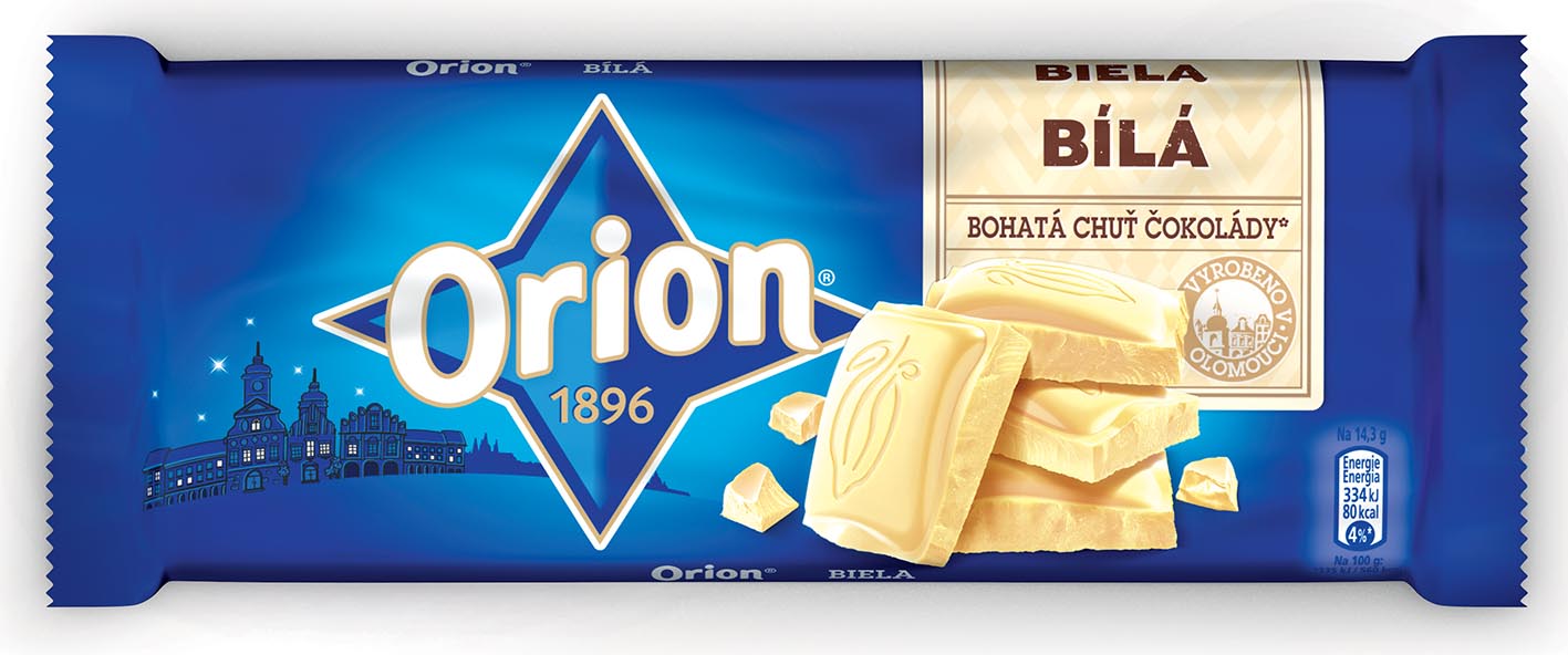 Orion BÍLÁ čokoláda 85g