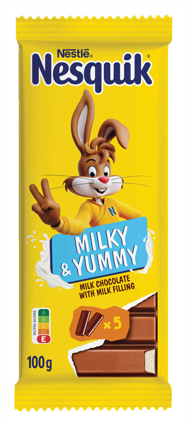 Nesquik Tabulka Čokoláda 100g cena za kartonové balení