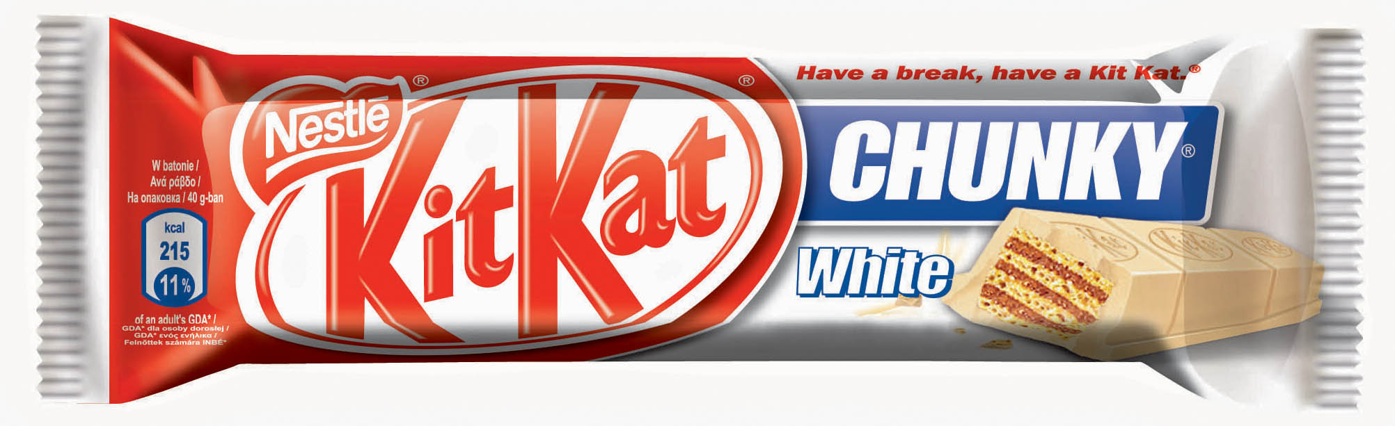 Kit Kat WHITE Chunky 40g