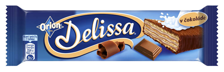 Delissa Mléčná čokoláda 30g - objednat v minimálním množství: 30 ks