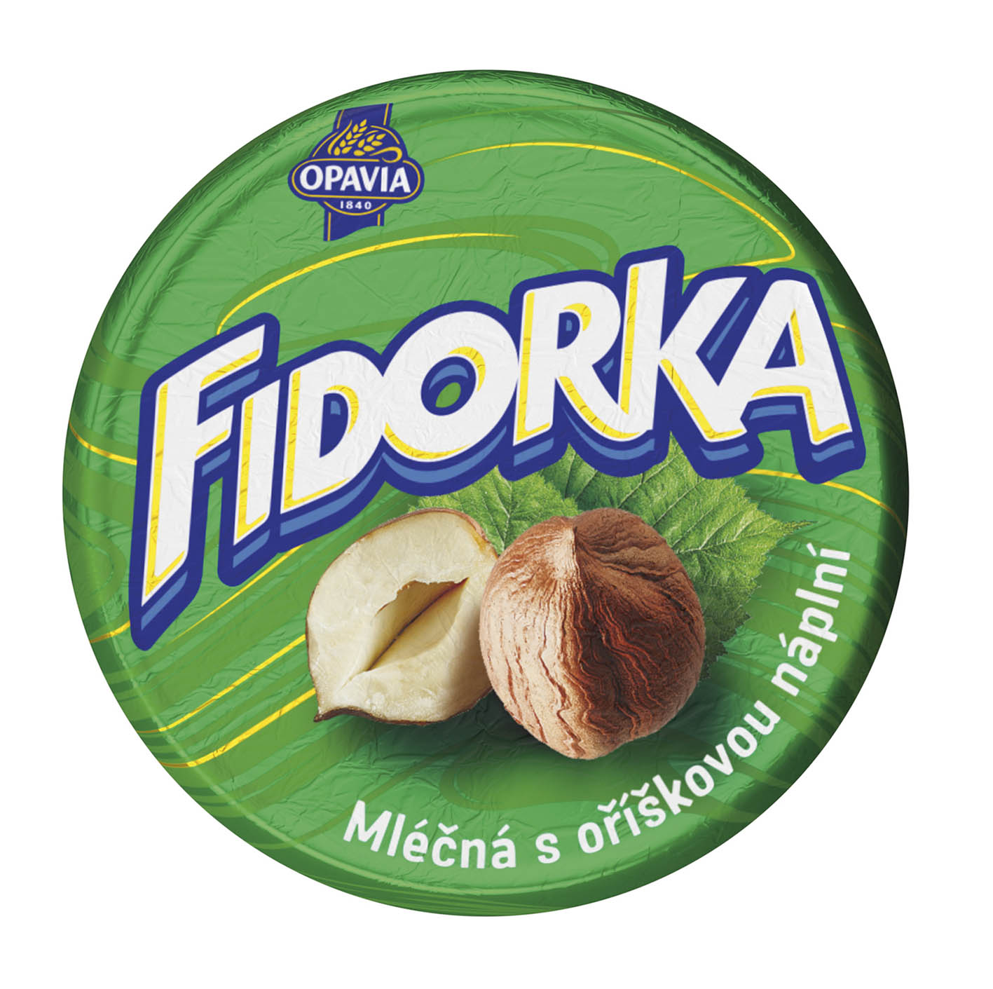 Opavia Fidorka Mléčná s oříškovou náplní 30g cena za kartonové balení