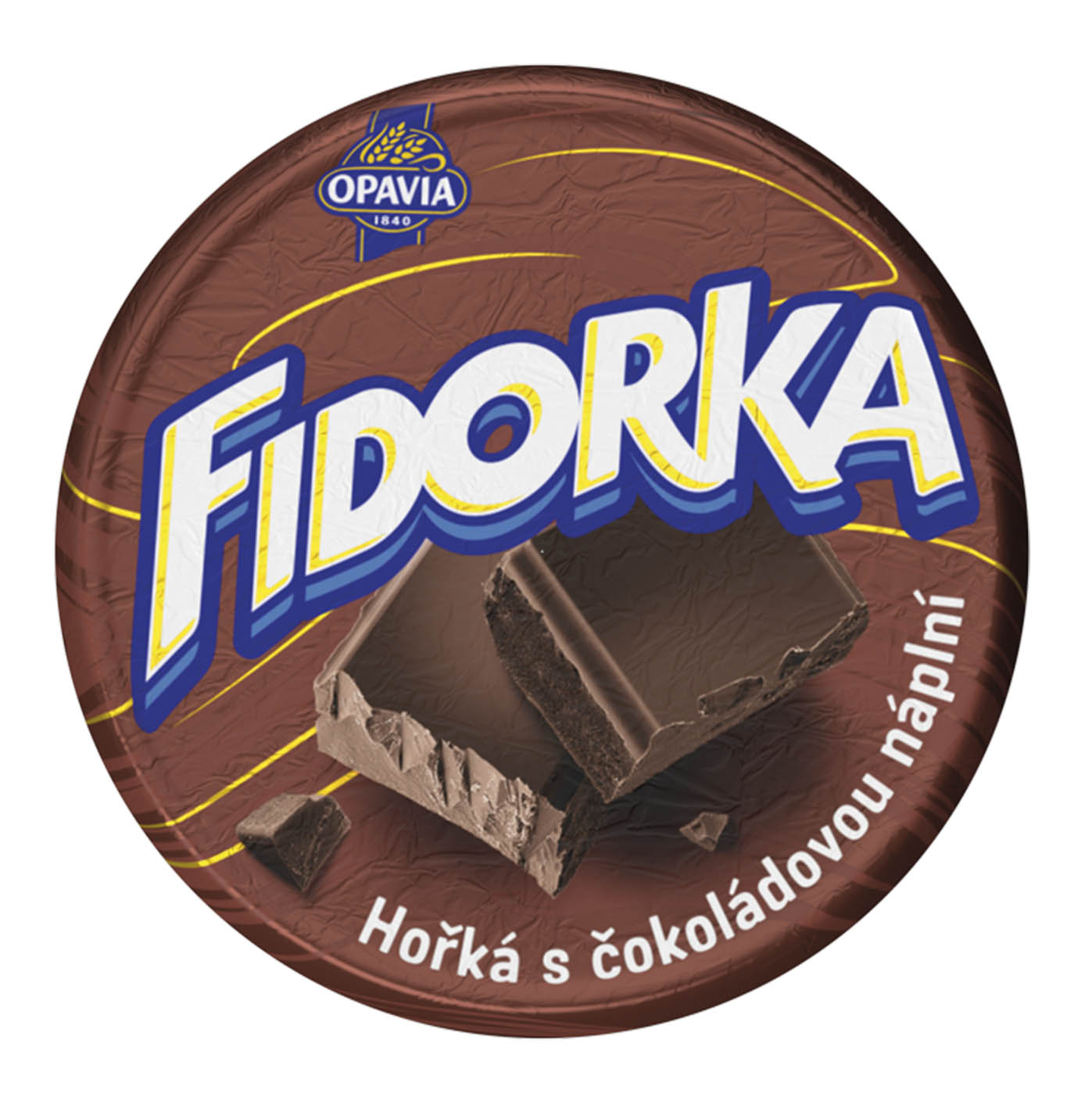 Opavia Fidorka Hořká s čokoládovou náplní 30g cena za kartonové balení