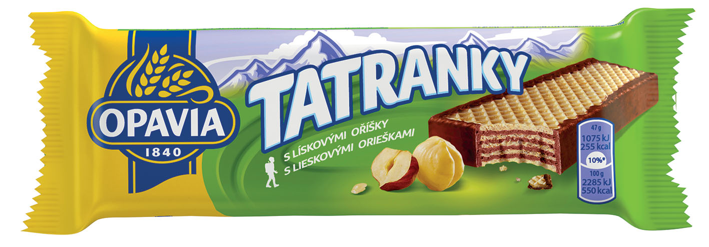 Opavia Tatranky S OŘÍŠKY 47g cena za kartonové balení