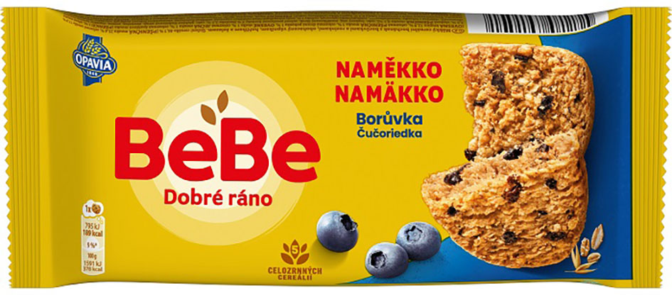 Opavia Bebe Dobré ráno NaMěkko Borůvka 50g cena za kartonové balení
