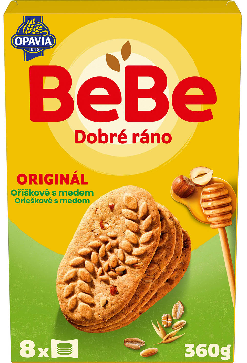 Opavia Bebe Dobré ráno Oříšek 360g - objednat v minimálním množství: 14 ks