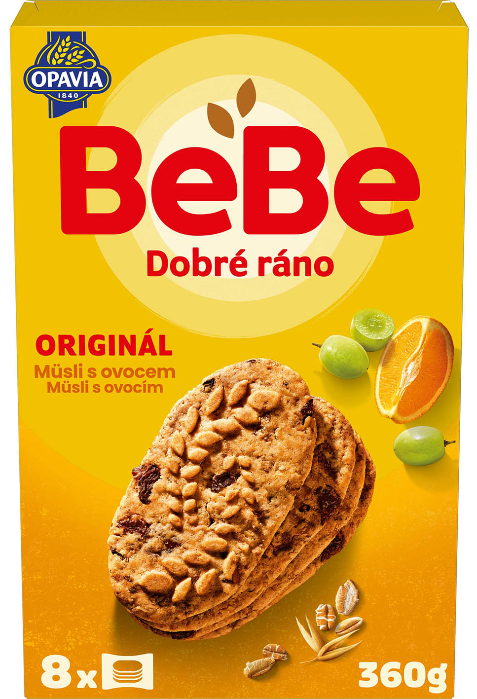 Opavia Bebe Dobré ráno Musli ovoce 360g - objednat v minimálním množství: 14 ks