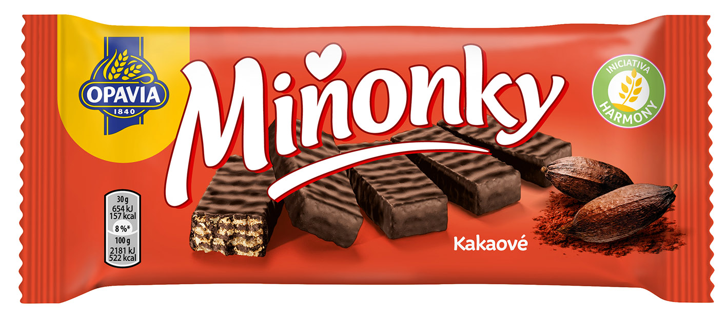 Miňonky KAKAOVÉ 50g - objednat v minimálním množství: 35 ks