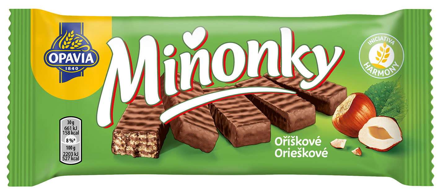 Miňonky OŘÍŠKOVÉ 50g - objednat v minimálním množství: 35 ks