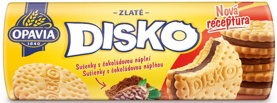 Opavia Disko s čokoládovou náplní 169g