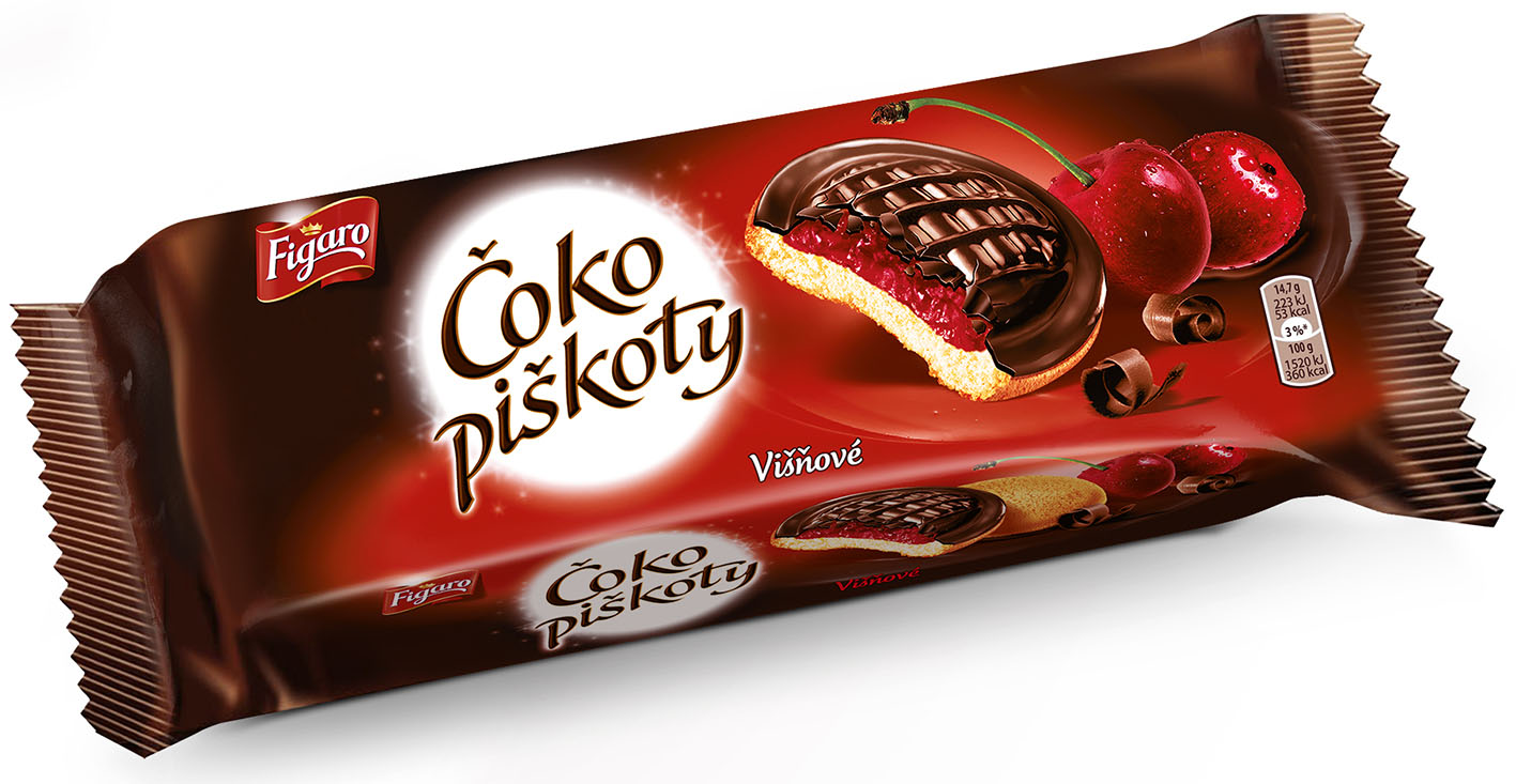 Figaro Čokopiškoty Višeň 147g