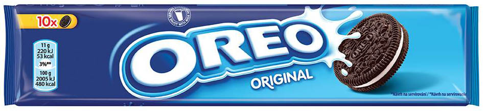 Oreo sušenky s vanilkovou náplní 110g
