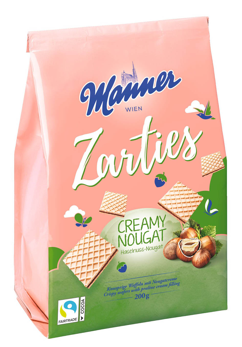 Manner Zarties Nugát 200g - objednat v minimálním množství: 5 ks