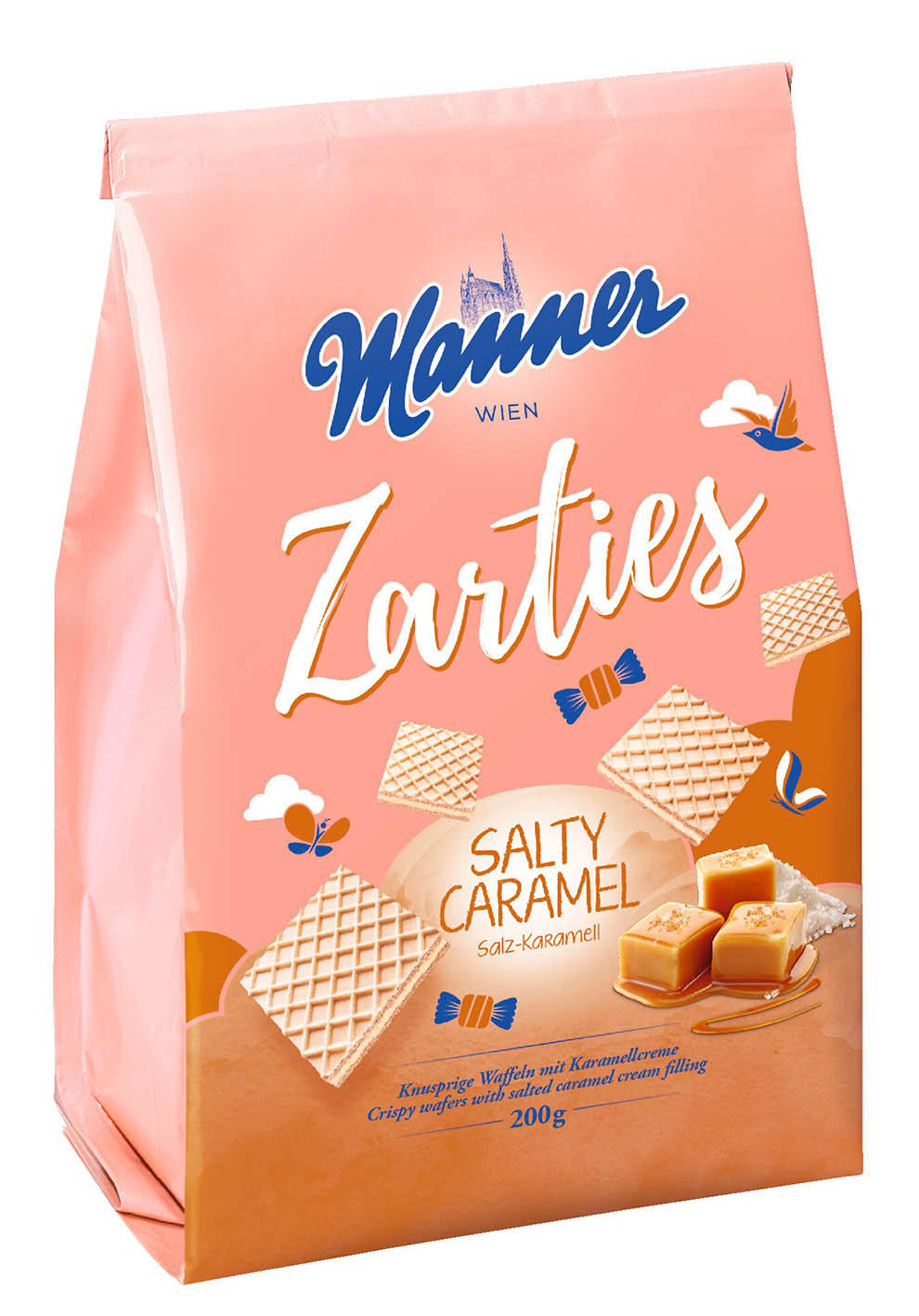 Manner Zarties Salty Caramel 200g - objednat v minimálním množství: 5 ks