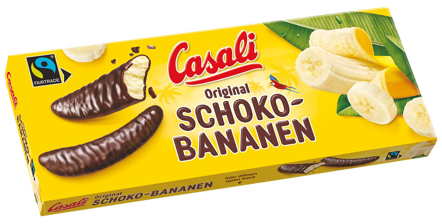 Casali Banány v čokoládě 300g - objednat v minimálním množství: 20 ks