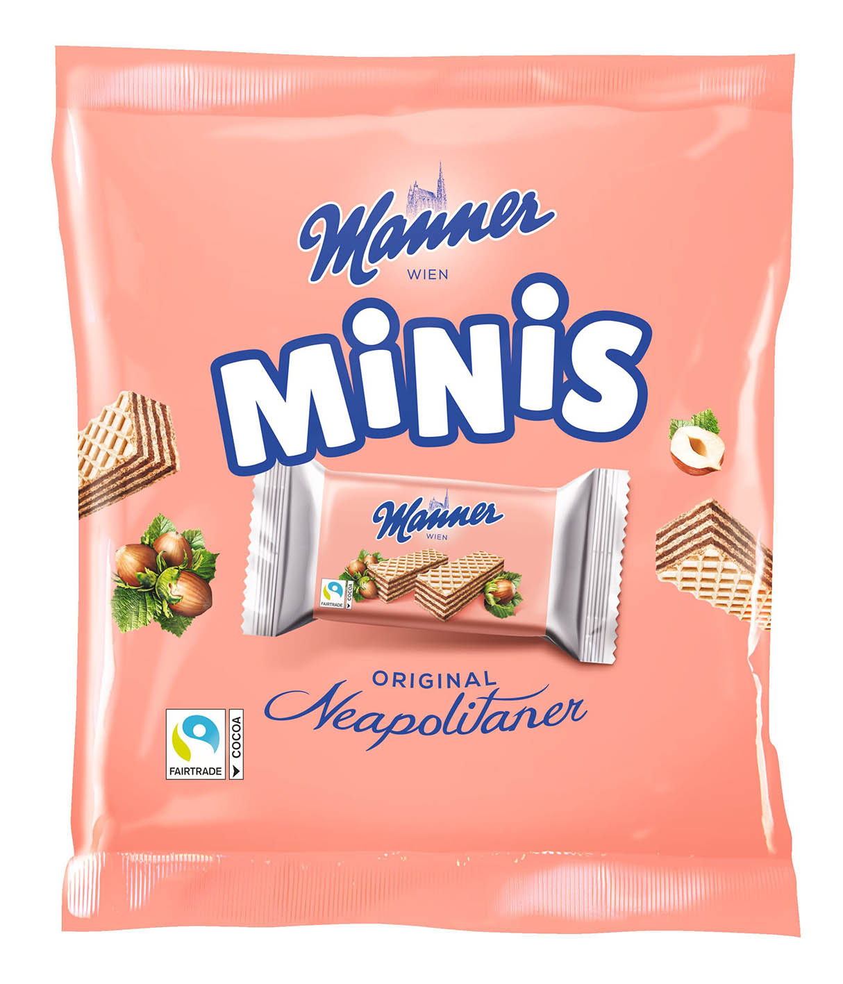 Manner Neapolitaner Minis 10*15g Sáček - objednat v minimálním množství: 8 ks