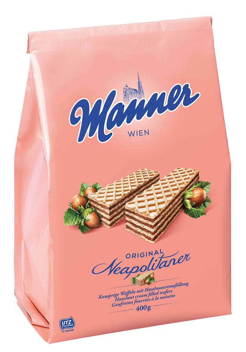 Manner Original 400g Oříšek - objednat v minimálním množství: 10 ks