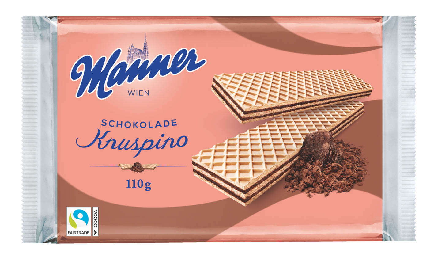 Manner Knuspino Schoco 110g - objednat v minimálním množství: 18 ks
