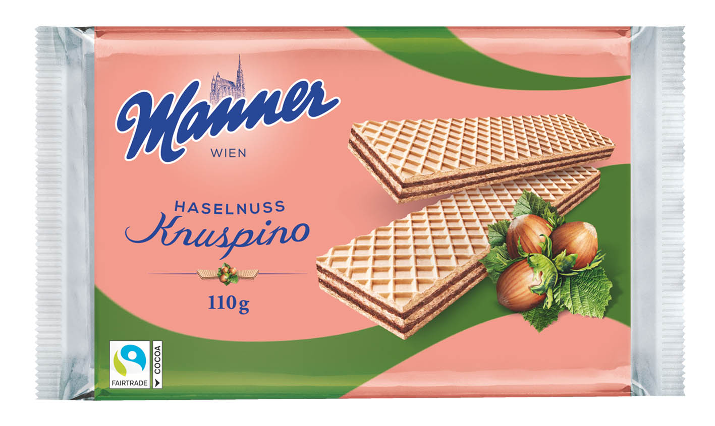 Manner Knuspino Haselnuss 110g - objednat v minimálním množství: 18 ks