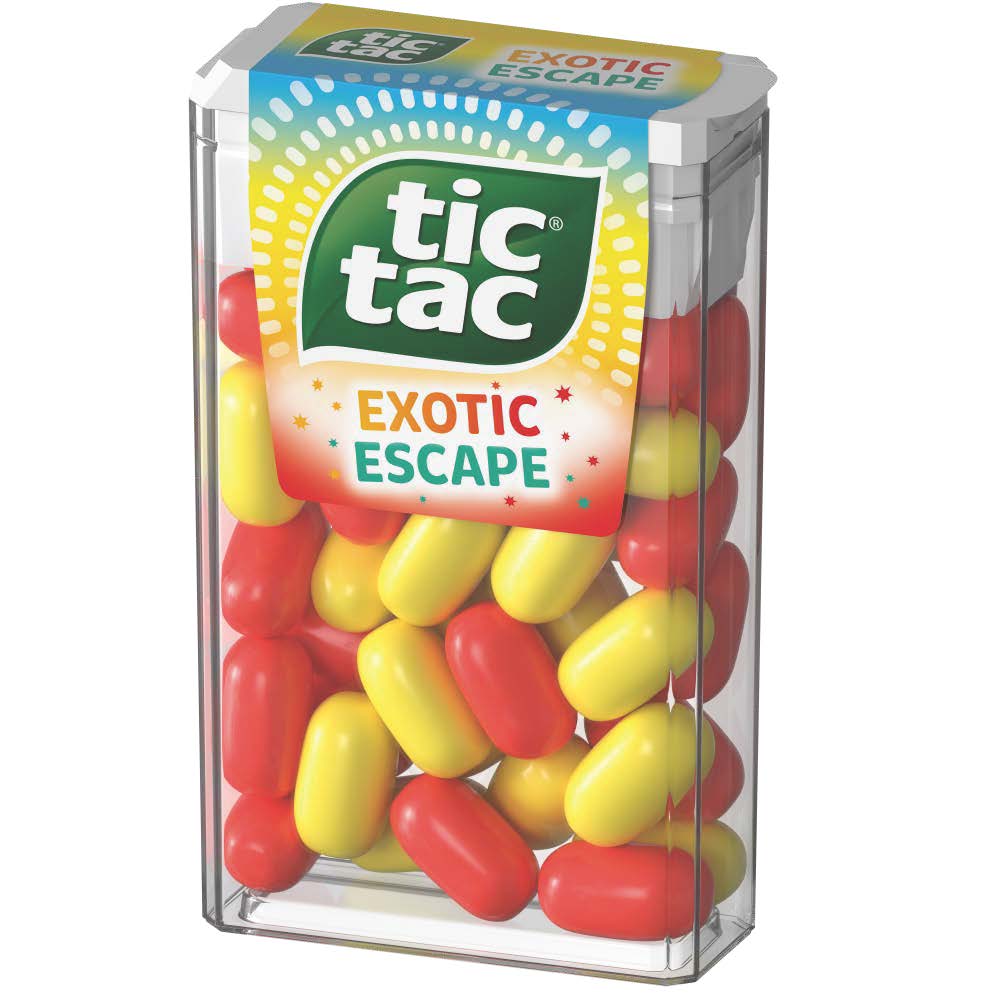 TicTac Exotic Escape 18g LE - objednat v minimálním množství: 24 ks
