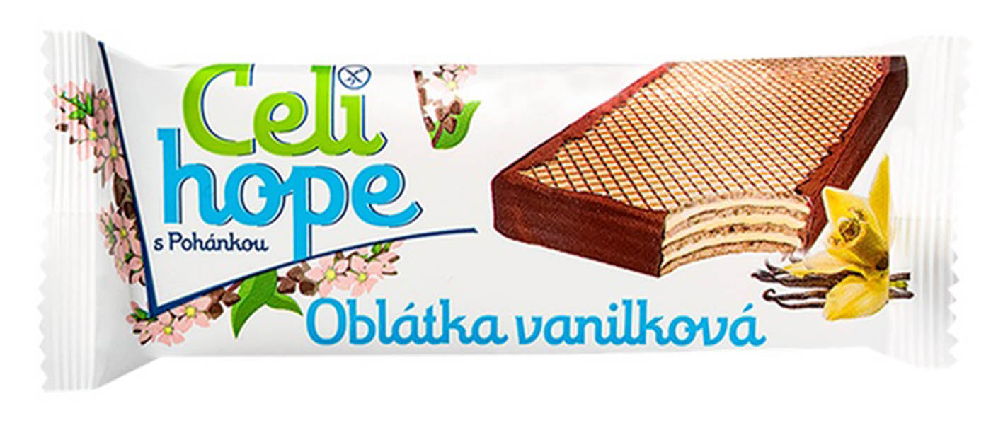 Celihope oplatka polom. arašídová 35g bez lepku - objednat v minimálním množství: 20 ks