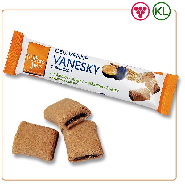VANESKY 65g celozrnné sušienky cena za kartonové balení