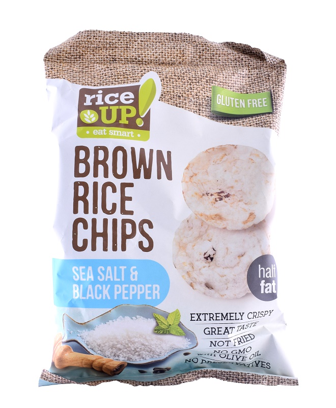 Rice Up! Chips moř.Sůl Pepř 60g