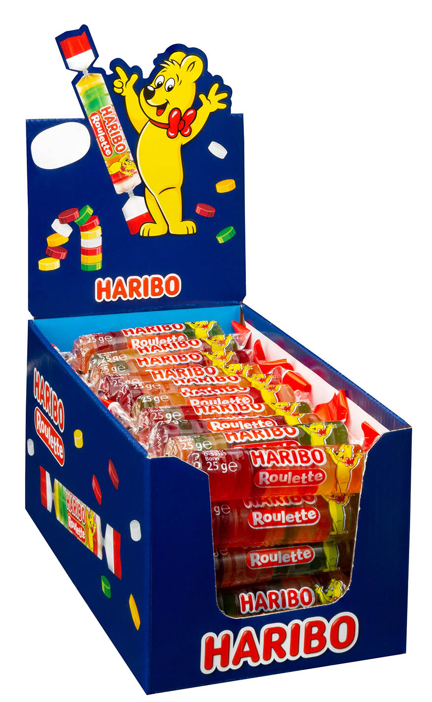 Haribo Mega Roulette 25g - objednat v minimálním množství: 50 ks