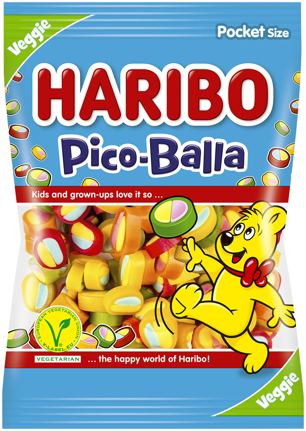 Haribo Veggie Pico-Balla 80g