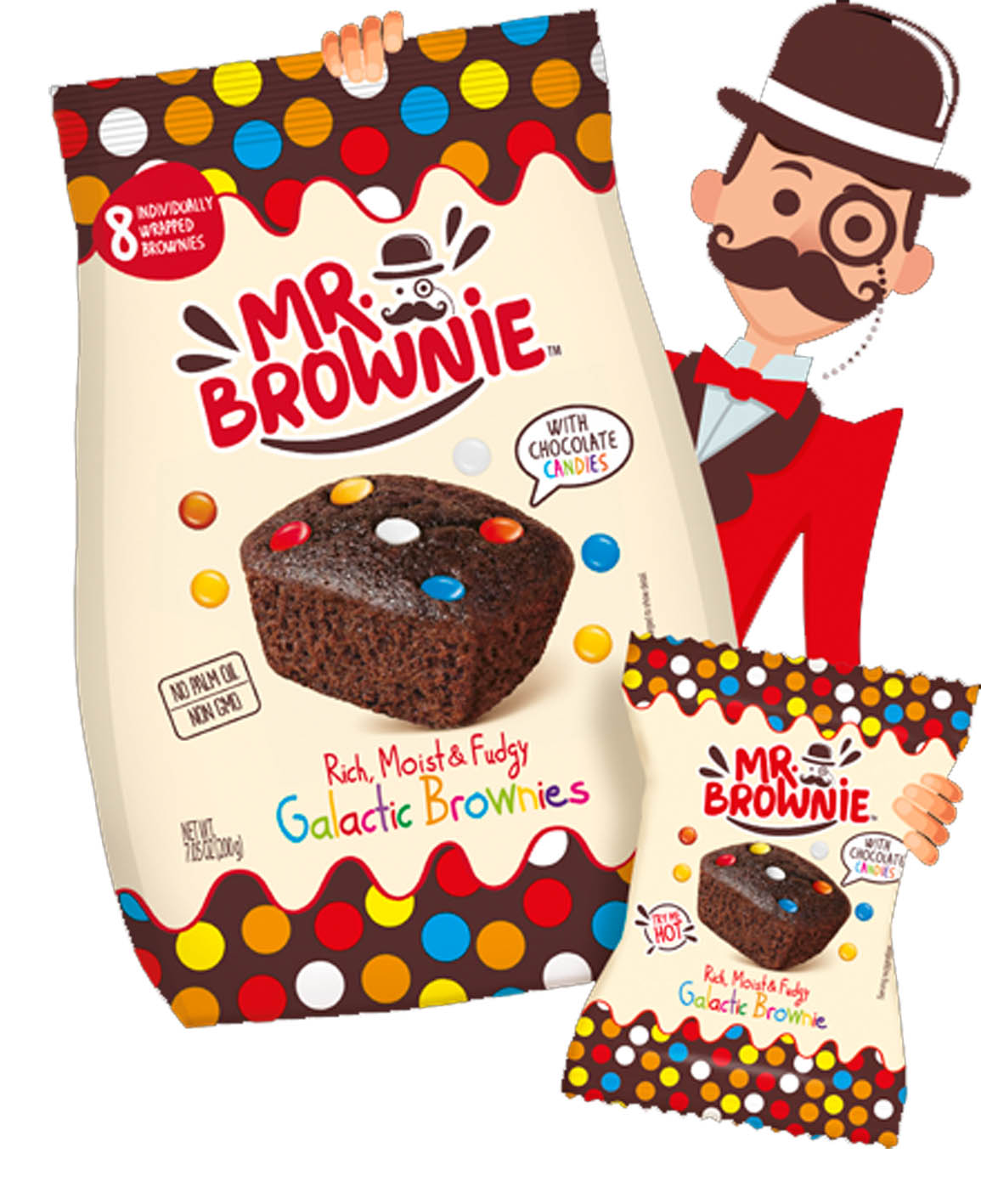 Mr. Brownie Lentilky 200g