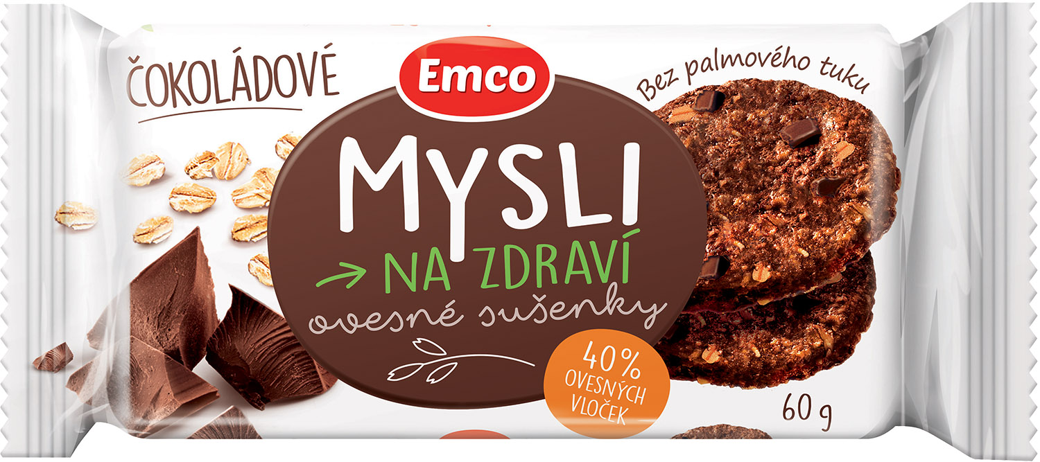 Emco Mysli Sušenky Čokoládové 60g