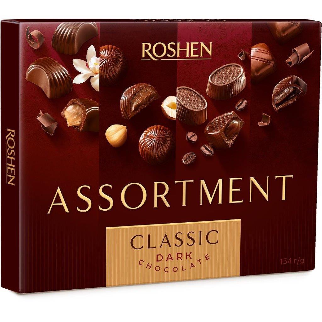 Roshen Classic 154g Dark Chocolat dezert
