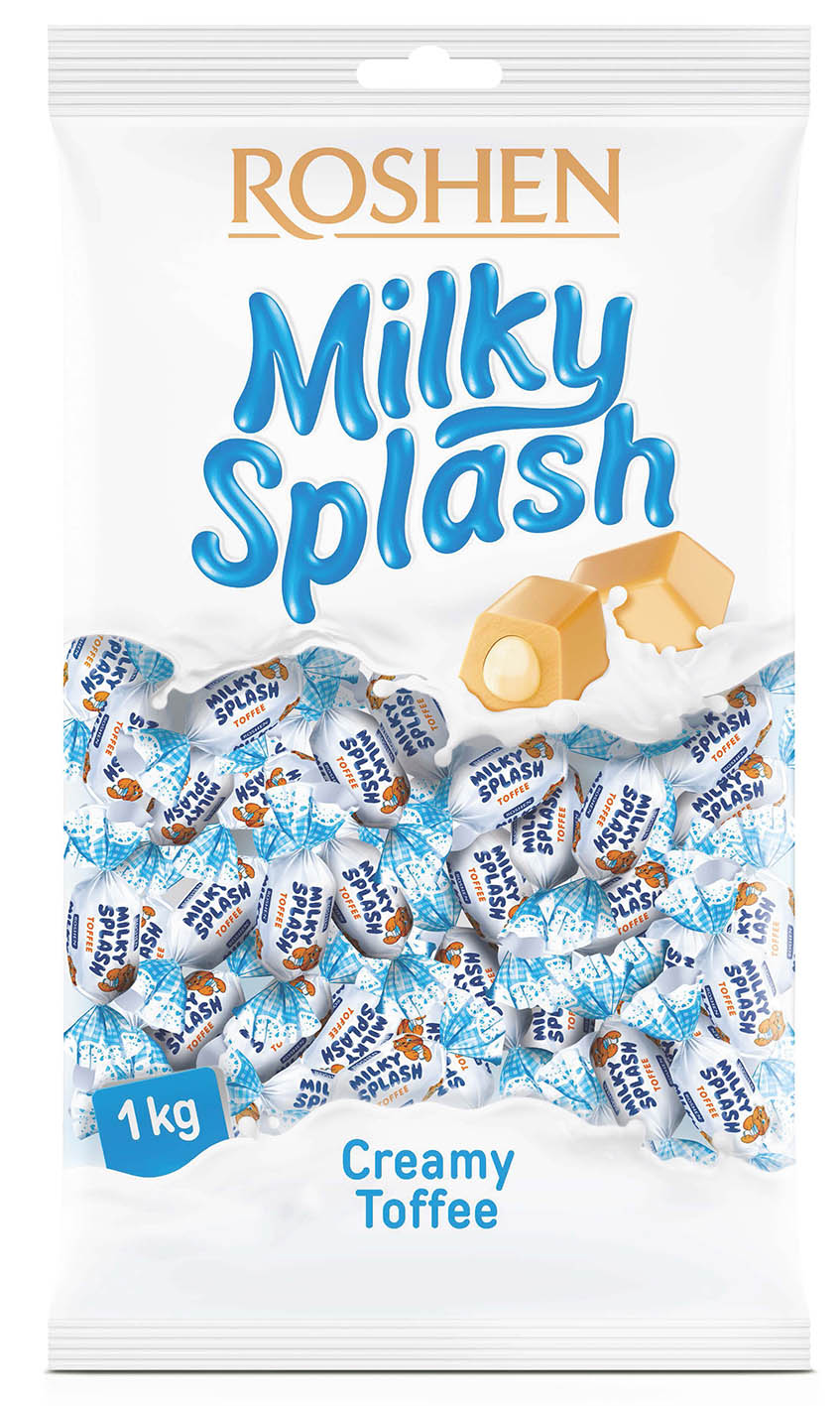 Roshen Milky Splash (Creamy Toffee) 1kg