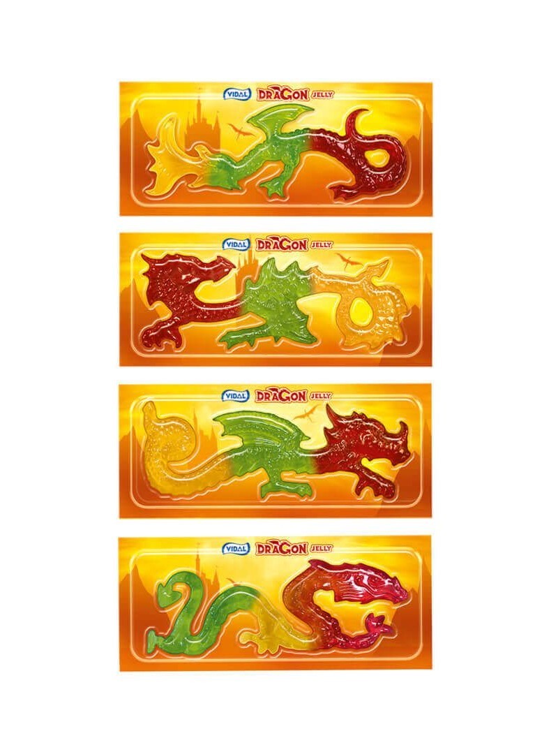 Vidal Dragon Jelly - želé 33g - objednat v minimálním množství: 22 ks