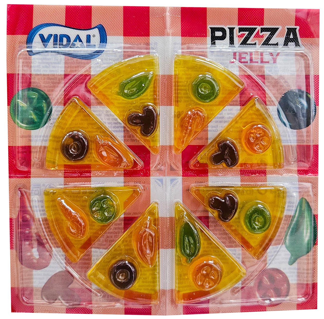 Vidal Pizza Jelly - želé 66g - objednat v minimálním množství: 11 ks