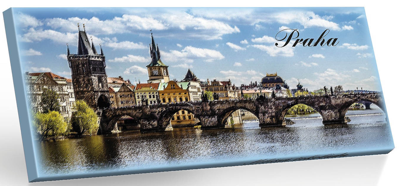 Čokoláda Praha Karlův most 100g
