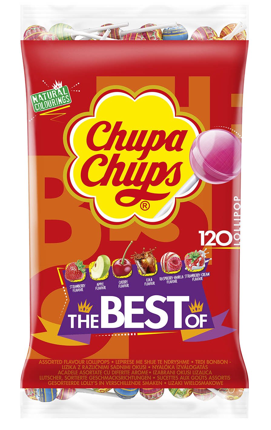 Chupa Chups The Best Of 120 ks - objednat v minimálním množství: 120 ks