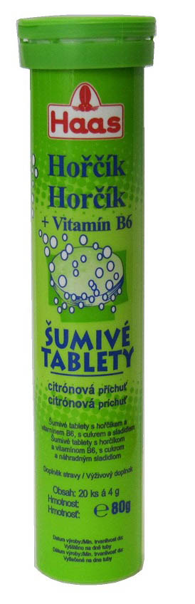 Haas Hořčík tablety 80g