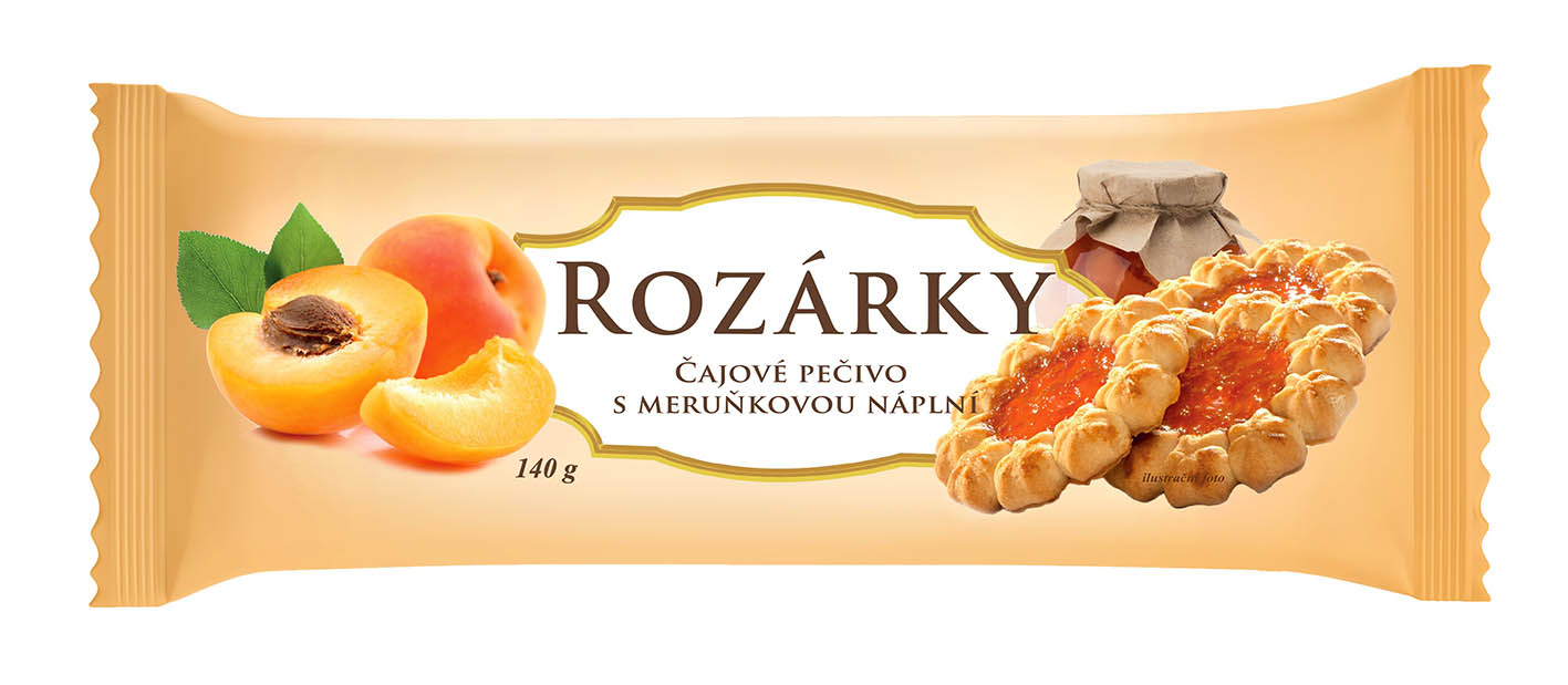 Rozárky meruňkové sušenky 140g